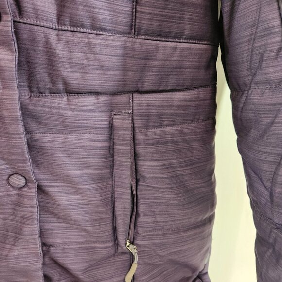 Firefly Womens Puffy Long Jacket Purple Size Large - Picture 3 of 13
